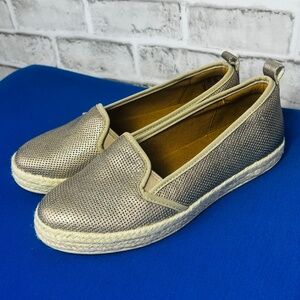 |•CLARKS•| Rose Gold Soft Cushion Slip On Shoes Size 8